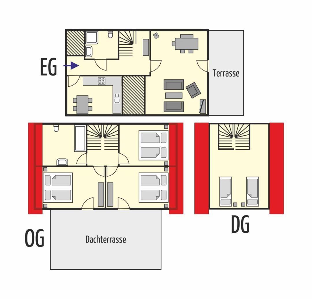 הוילה נורדייך Haus Anne מראה חיצוני תמונה